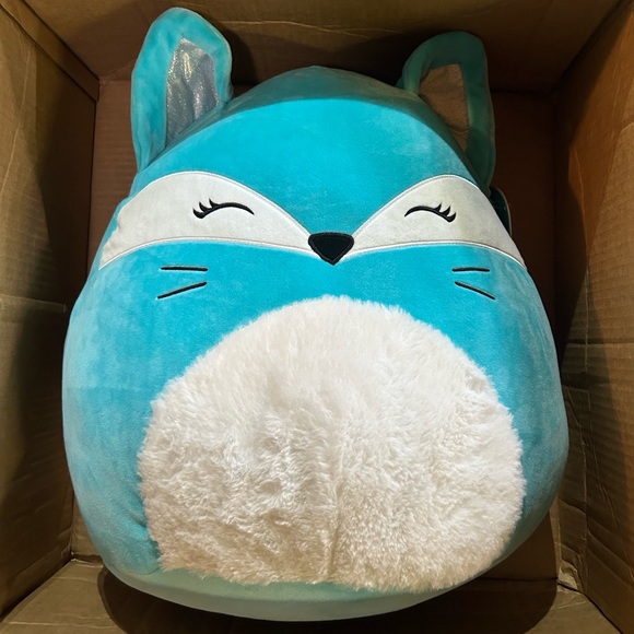 NWT Pania 16 inch Squishmallow teal fox - Picture 2 of 5